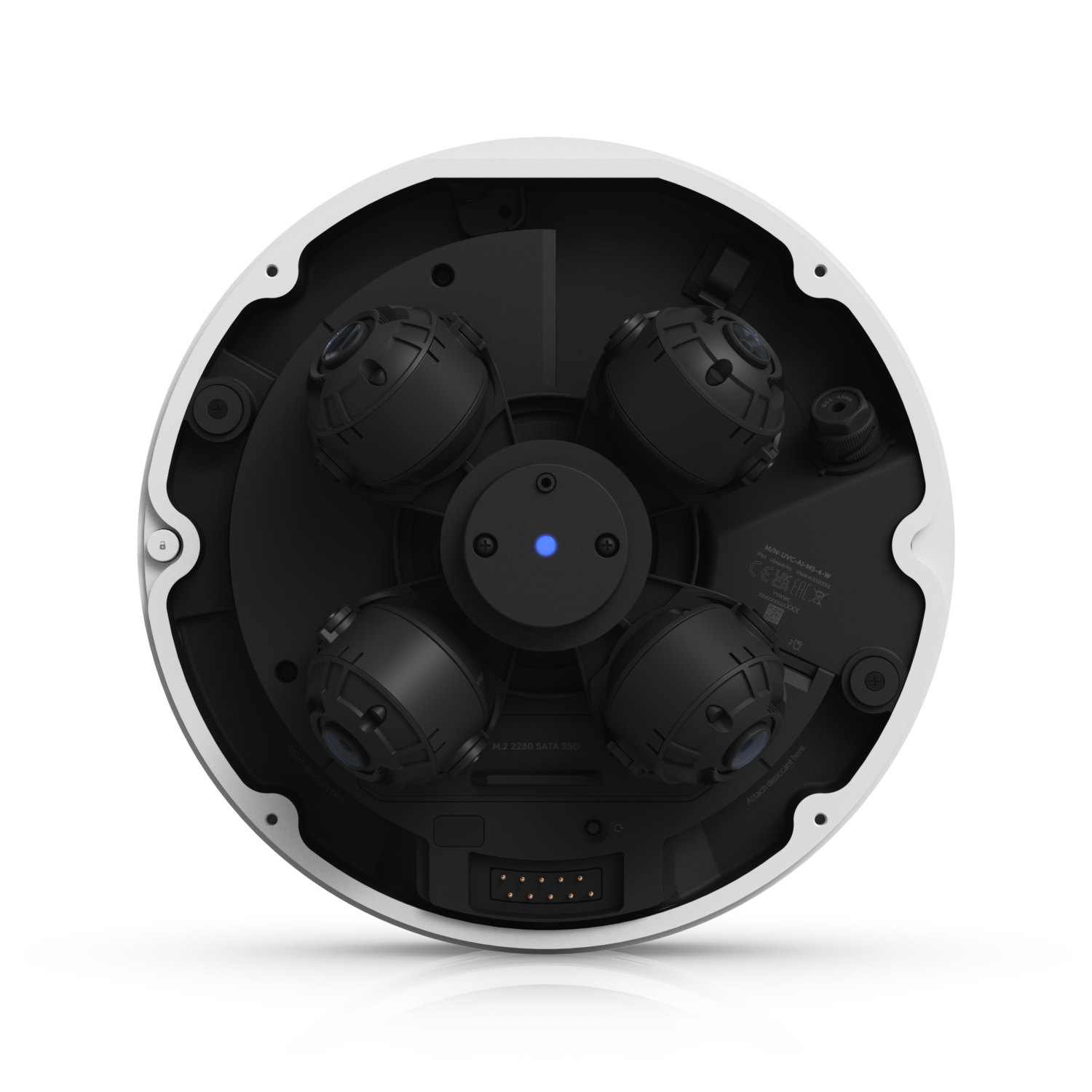 Ubiquiti UVC-AI-MS-4-W AI Multi Sensor 4 independently adjustable lenses