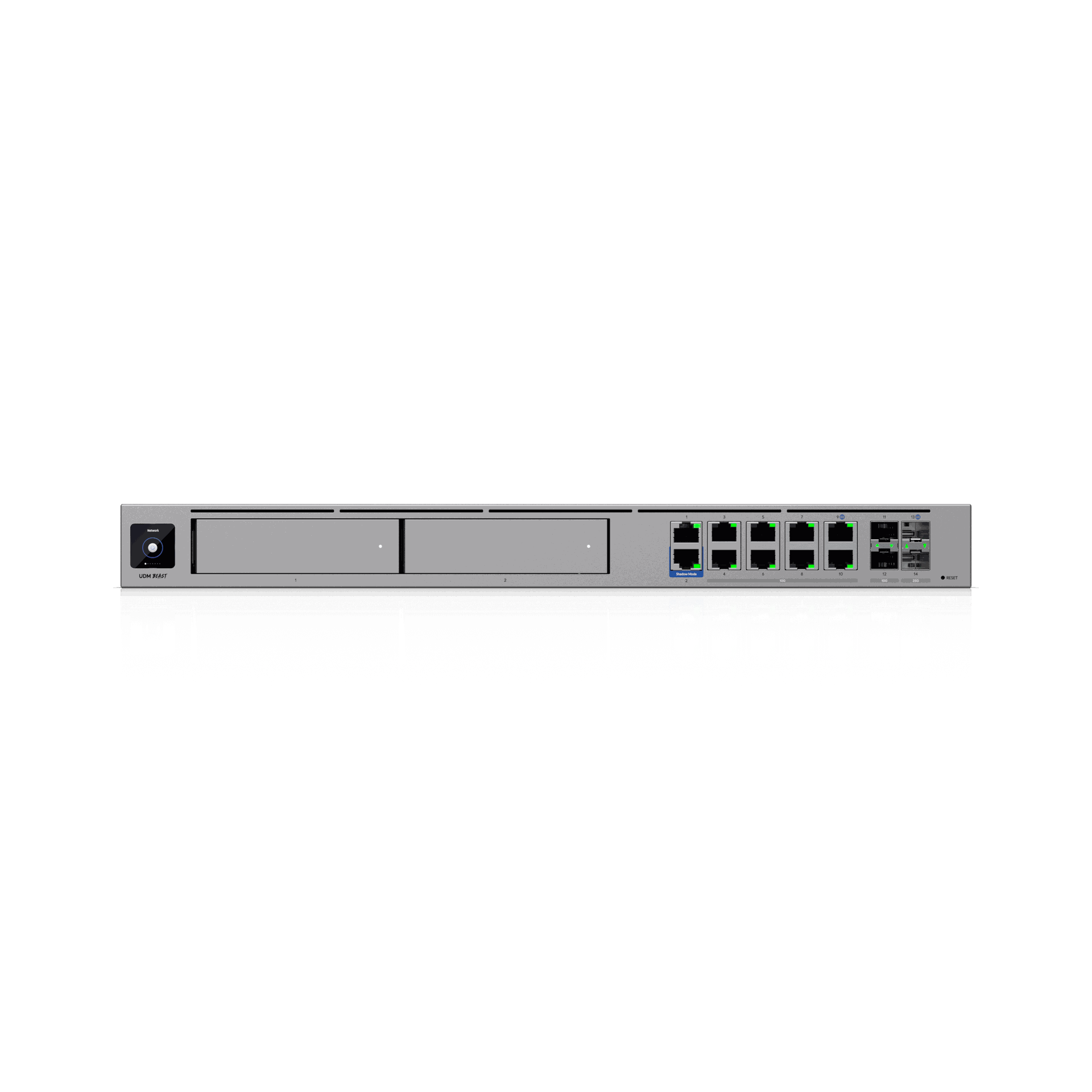 Ubiquiti UDM-Beast rackmount UniFi Dream Machine Beast front view
