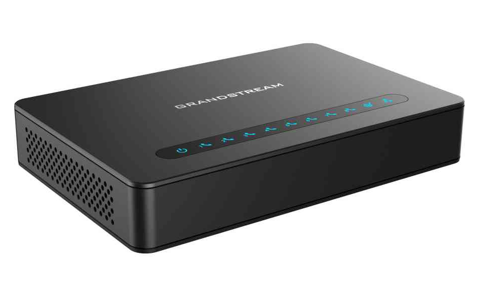 Grandstream HT818V2 8 Port Analog Telephone Adapter with Gigabit NAT Router