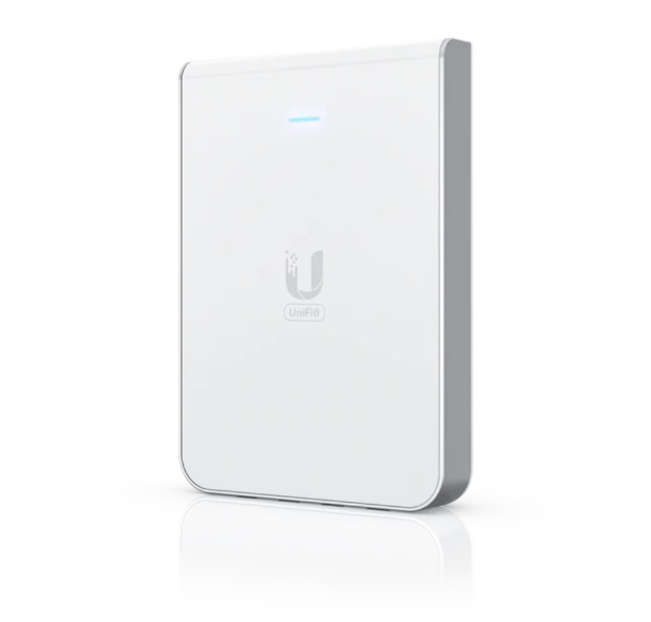 Ubiquiti U6-IW UniFi Wall-mounted WiFi 6 Access Point Built-in PoE Switch (POE injector NOT included)