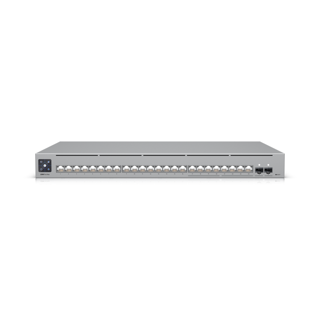 Ubiquiti USW-Pro-Max-24 Unifi 24-port, Layer 3 Etherlighting™ switch with 2.5 GbE