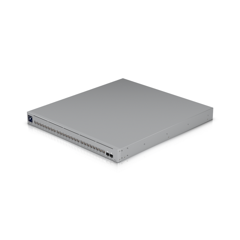 Ubiquiti USW-Pro-XG-24 UniFi Professional-grade, 24-port Layer 3 Etherlighting™ switch with (16) 10 GbE, (8) 2.5 GbE, (2) 25G SFP28 ports