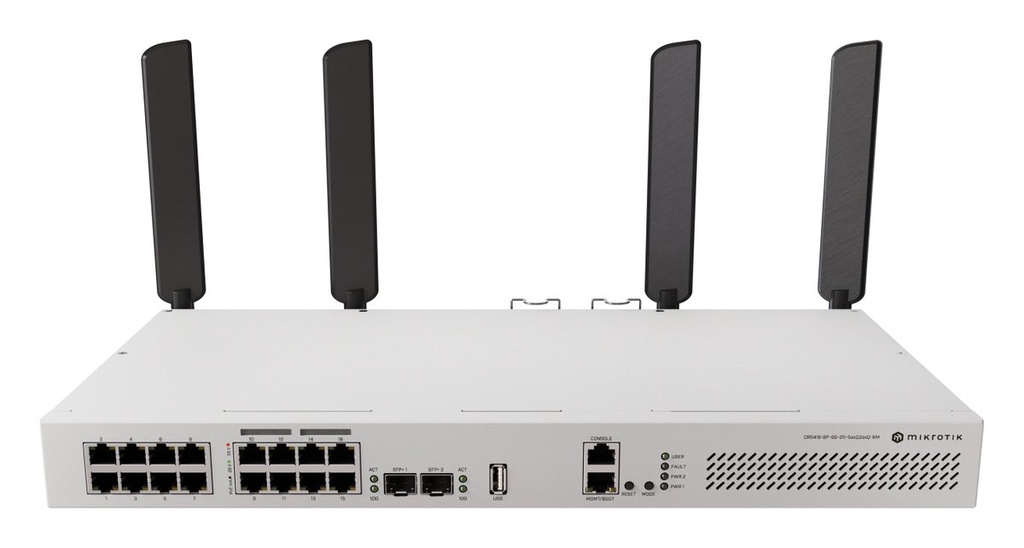 MikroTik CRS418-8P-8G-2S+5axQ2axQ-RM 8x 1G POE, 8x 1G, 2x 10SFP With 4x4 Wifi