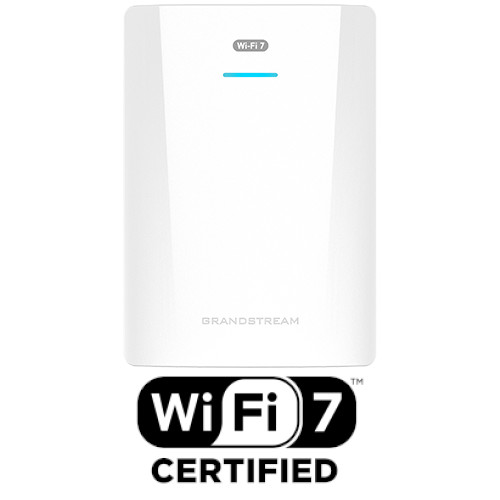 Grandstream GWN7670WM 2x2 Dual Band 2.4/5ghz 802.11be Wi-Fi 7 Wallmount 1x2.5GigE, BLE Access Point - No POE Injector Included