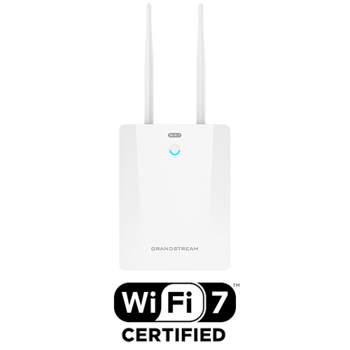 Grandstream GWN7670LR 2x2 Dual Band 2.4/5ghz 802.11be Wi-Fi 7 Long-Range Outdoor 1x2.5GigE, 1x SFP, BLE Access Point - No POE Injector Included