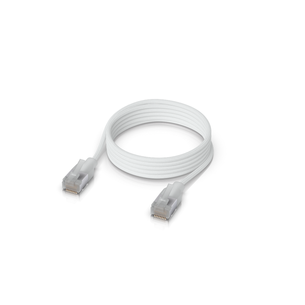 Ubiquiti UACC-Cable-Patch-EL-C6A-1M-W UniFi Premium Patch Cable White 1M