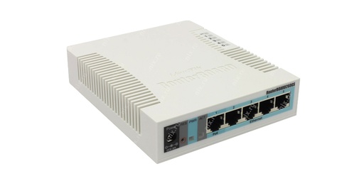 [CSS106-5G-1S] Mikrotik CSS106-5G-1S RB260GS 5x Gigabit Ethernet Smart Switch, SFP cage, plastic case, SwOS
