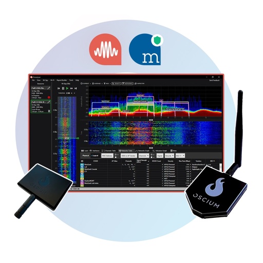 [BUN-SPECTRUM] MetaGeek BUN-SPECTRUM Spectrum Bundle Complete WiFi Spectrum Analysis