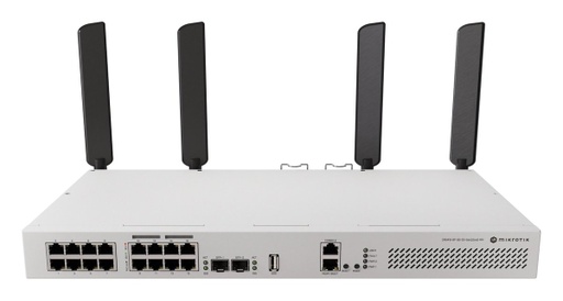 [CRS418-8P-8G-2S+5axQ2axQ-RM] MikroTik CRS418-8P-8G-2S+5axQ2axQ-RM 8x 1G POE, 8x 1G, 2x 10SFP With 4x4 Wifi