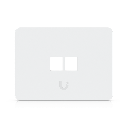 [UACC-WP-Keystone-H-2P] Ubiquiti UACC-WP-Keystone-H-2P UniFi Paintable Keystone Wall Plate 2-Port 4-Pack